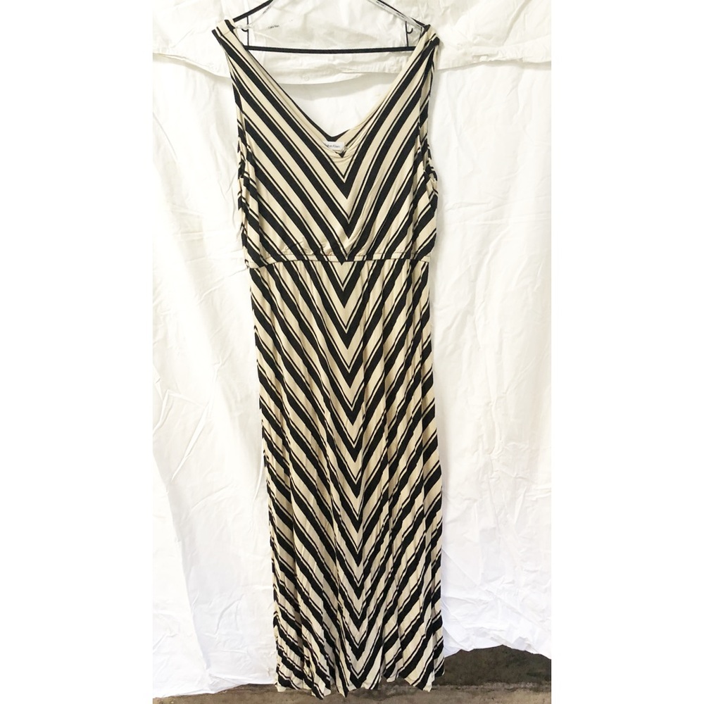 Maxi Chevron Dress